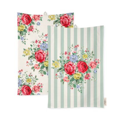 Cath Kidston Feels Like Home 2pk Tea Towels Cath Kidston Feels Like Home 2pk Tea Towels