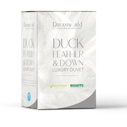Dreamworld Duck Feather & Down 4.5 Tog Single Duvet Dreamworld Duck Feather & Down 4.5 Tog Single Duvet