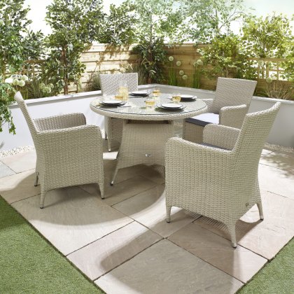 Portland 4 Seater Round Set Portland 4 Seater Round Set
