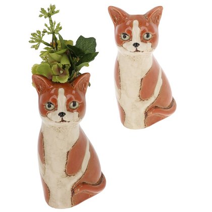 Shudehill Village Pottery Top Cat Ginger Tom Vase Shudehill Village Pottery Top Cat Ginger Tom Vase