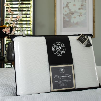 The Lyndon Company Synthetic Memory Foam Standard Support Pillow The Lyndon Company Synthetic Memory Foam Standard Support Pillow