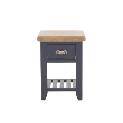 Heritage Editions Blue Side Table / Bedside Cabinet Heritage Editions Blue Side Table / Bedside Cabinet