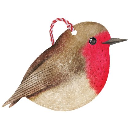 Glick Robins Pack of 6 Gift Tags