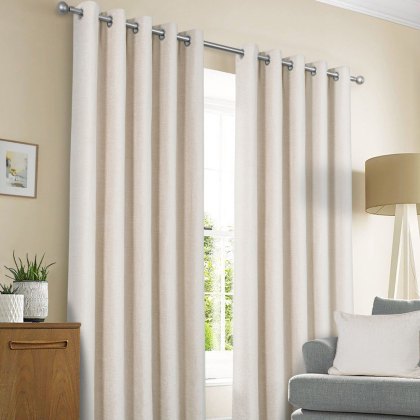 Sundour Amberley Natural Eyelet Curtains Sundour Amberley Natural Eyelet Curtains