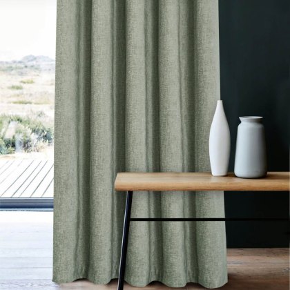 Sundour Amberley Sage Eyelet Curtains