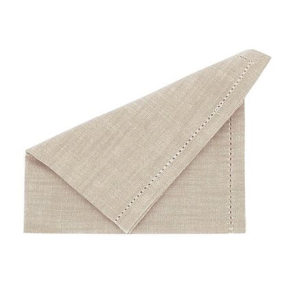 Walton & Co Chambray Set of 4 Natural Napkins Walton & Co Chambray Set of 4 Natural Napkins