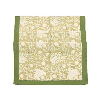 Walton & Co Elise Olive Table Runner