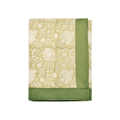 Walton & Co Elise Olive Tablecloth