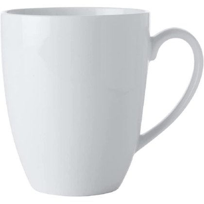 Maxwell & Williams White Basics 390ml Coupe Mug Maxwell & Williams White Basics 390ml Coupe Mug