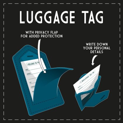 Legami Petrol Luggage Tag