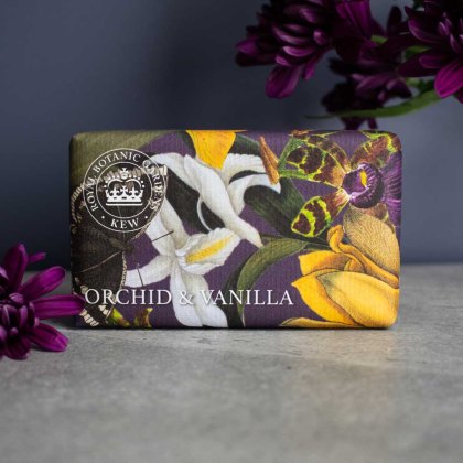 The English Soap Company Kew Gardens Orchid and Vanilla Wrapped Soap