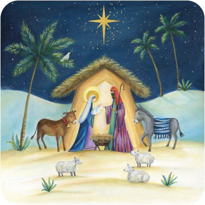 Otter House RSPB Holy Star Luxury Xmas Cards