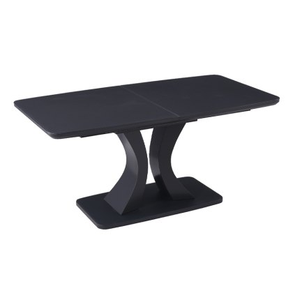 Daiva Charcoal 1.2m Extending Dining Table