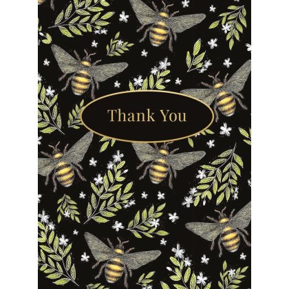 Honey Bee Pack of 8 Thank You Notecards