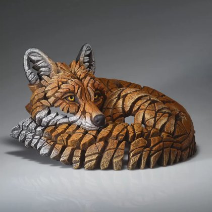 Edge Sculptures Curled Up Red Fox