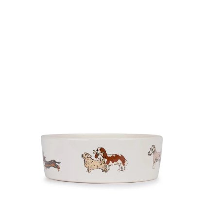 Sophie Allport Doggy Daycare Stoneware Dog Bowl