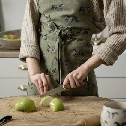 Sophie Allport Grey Horse Apron