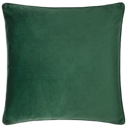 Morris & Co Strawberry Thief Forest Green Jacquard Cushion