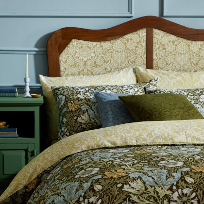 William Morris At Home Olive Green Compton Duvet Cover Set