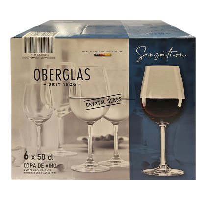 Oberglass Copas 500cc Set of 6 Wine Glasses Oberglass Copas 500cc Set of 6 Wine Glasses