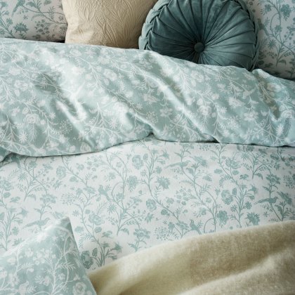 Laura Ashley Shepherds Purse Seaspray Duvet Cover Set