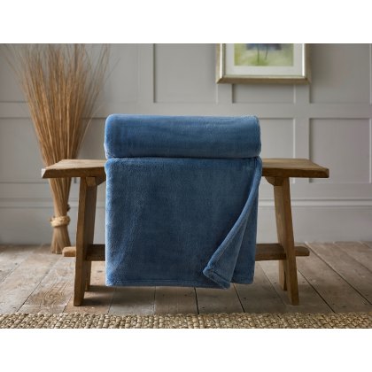 Lyndon Co Hardwick Throw 150x180cm Denim