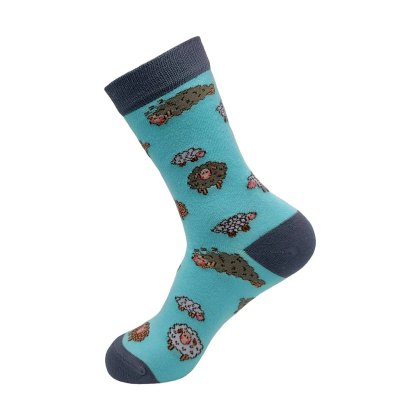 Eco Chic Blue Sheep Eco-Friendly Bamboo Socks Eco Chic Blue Sheep Eco-Friendly Bamboo Socks