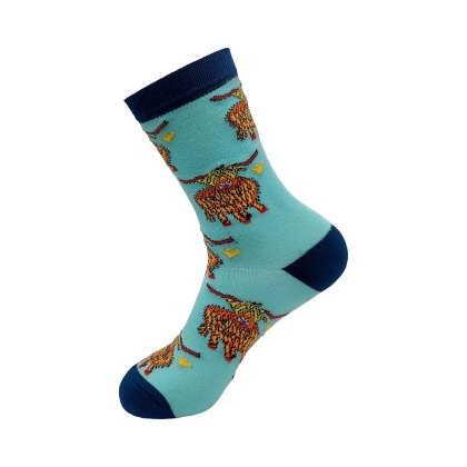Eco Chic Blue Highland Eco-Friendly Bamboo Socks Eco Chic Blue Highland Eco-Friendly Bamboo Socks