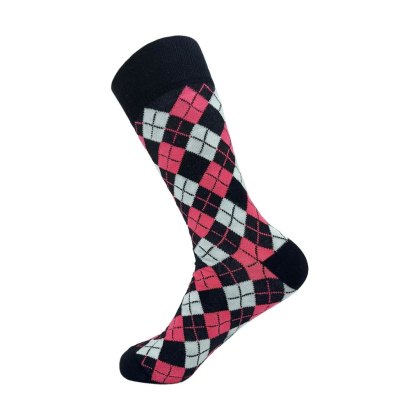 Eco Chic Black Argyle Eco-Friendly Bamboo Socks Eco Chic Black Argyle Eco-Friendly Bamboo Socks
