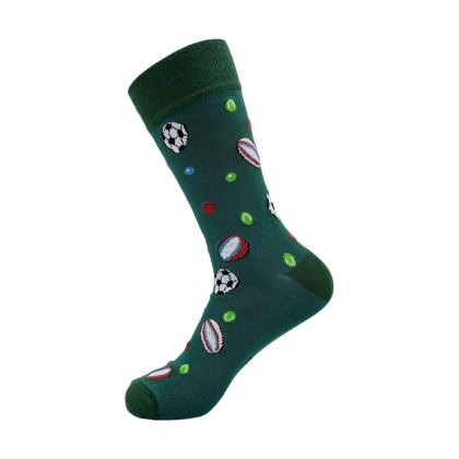 Eco Chic Green Sports Balls Eco-Friendly Bamboo Socks Eco Chic Green Sports Balls Eco-Friendly Bamboo Socks
