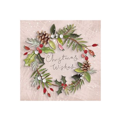 Charity Wreath & Holly and Pinecones Cards