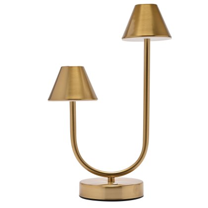 Hestia Bronze USB Touch Double Light Table Lamp Hestia Bronze USB Touch Double Light Table Lamp