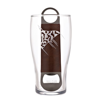 Widdop RAF Etched Pint Glass & Bottle Opener Set Vulcan Widdop RAF Etched Pint Glass & Bottle Opener Set Vulcan