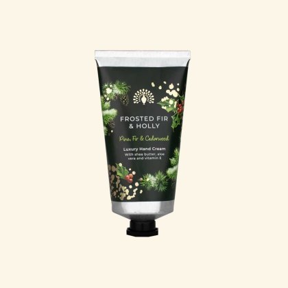 The English Soap Company Christmas Tidings Frosted Fir & Holly Hand Cream