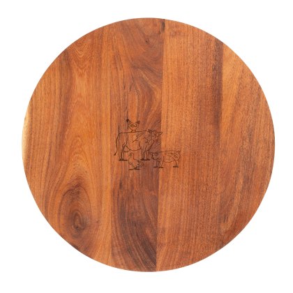 Woodbury Lane Round Wooden Board Woodbury Lane Round Wooden Board