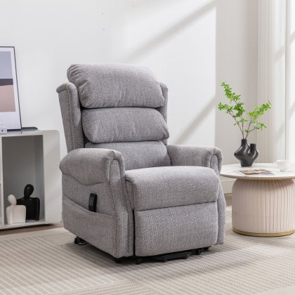 Luxembourg Dual Lift and Recliner Chair in Chacha Dove Luxembourg Dual Lift and Recliner Chair in Chacha Dove