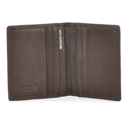 Golunski RFID Blocking Brown Card Holder