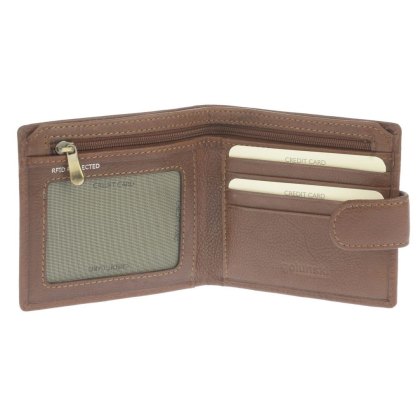 Golunski RFID Blocking Cognac Card Holder