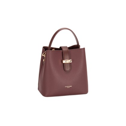 David Jones Strapped Bag Bordeaux David Jones Strapped Bag Bordeaux