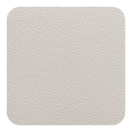 Tradestock Chocolate White Flexi Faux Leather Coasters set of 4