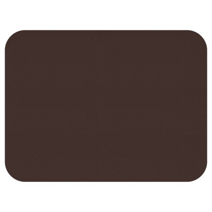 Tradestock Chocolate White Flexi Faux Leather Placemats set of 2