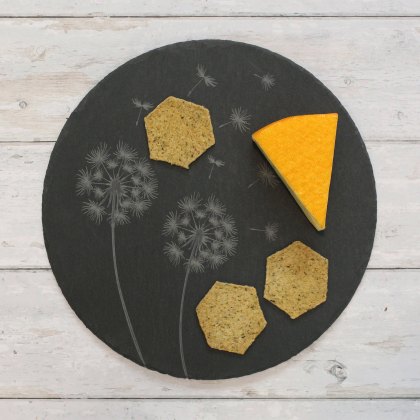 Tradestock Dandelion Slate Serving Board