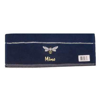 Bee Mine Midnight Blue Kitchen Towel Bee Mine Midnight Blue Kitchen Towel