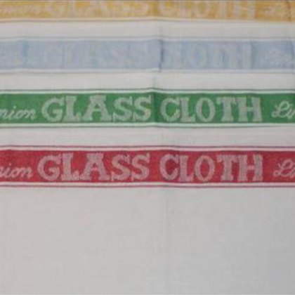 Union Yellow Linen Glass Cloth Union Yellow Linen Glass Cloth
