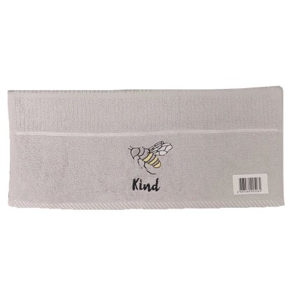 Bee Kind Silver Kitchen Towel Bee Kind Silver Kitchen Towel