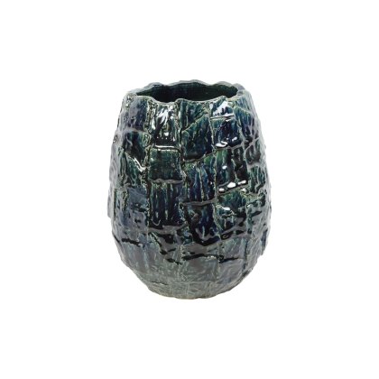 Felicitas Round Dark Blue Vase