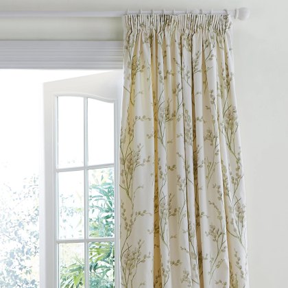 Laura Ashley Pussy Willow Off White Door Curtain