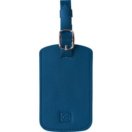 Go Travel Pack of 2 Classic Blue Luggage Tags