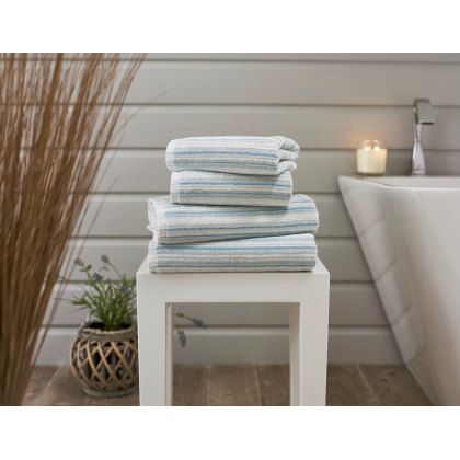 The Lyndon Company Didlington Towels Blue