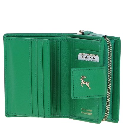 Ashwood Leather Green RFID Secure Purse